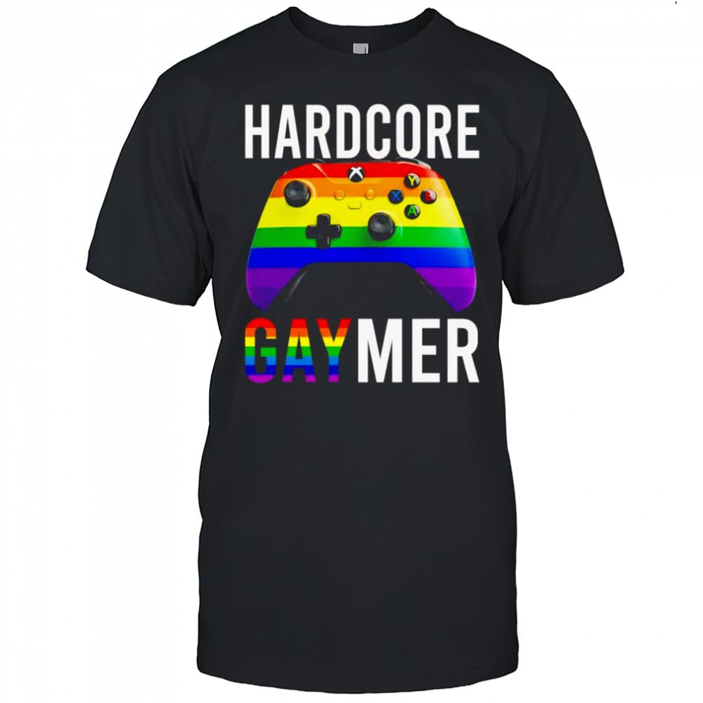 Hardcore gaymer LGBT shirt
