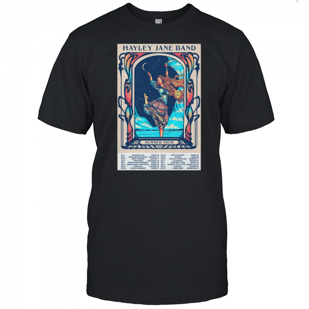 Hayley Jane Band Summer 2025 Shows Poster T-Shirt