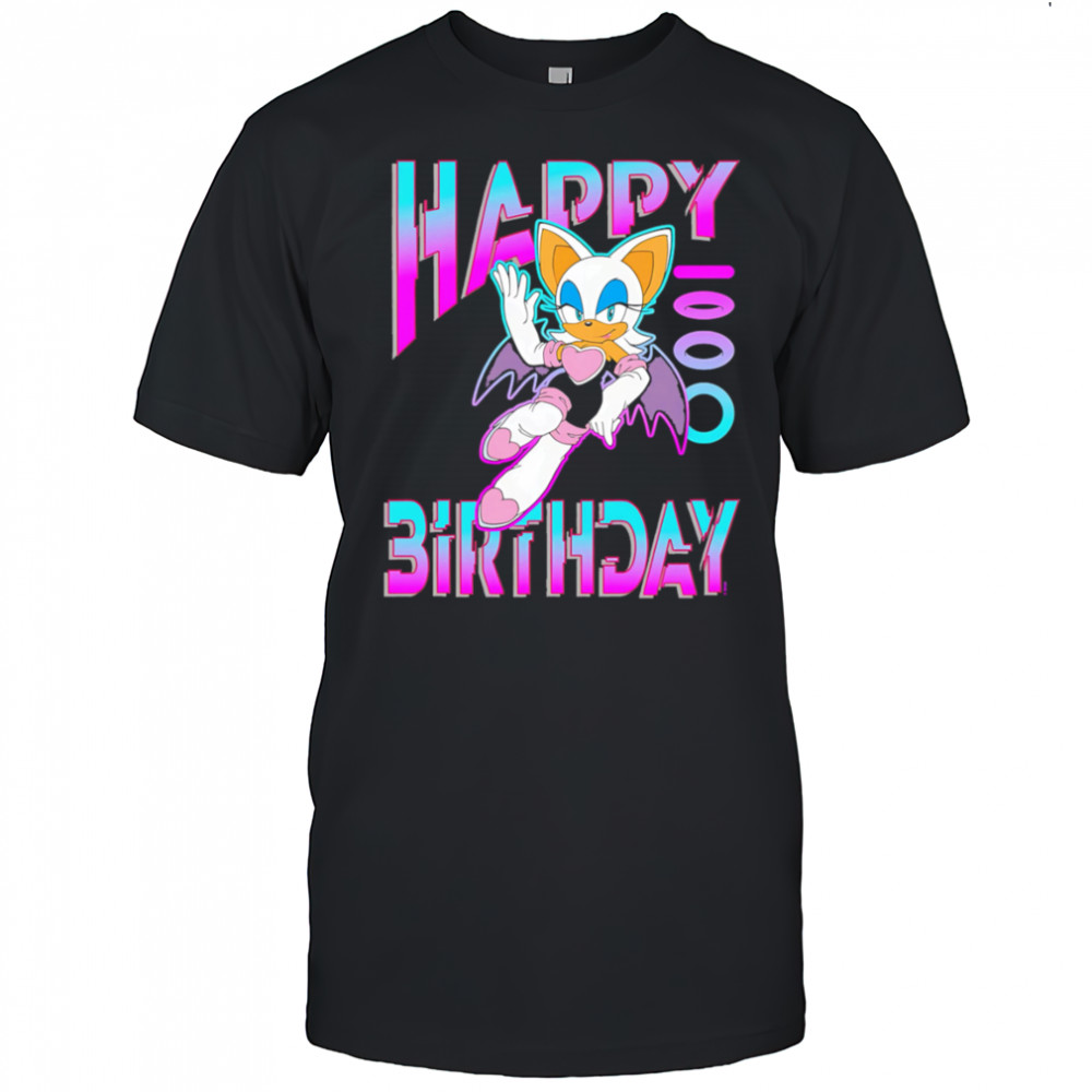 Hedgehog Rouge Happy Birthday shirt