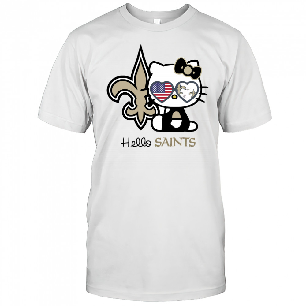 Hello Kitty New Orleans Saints shirt