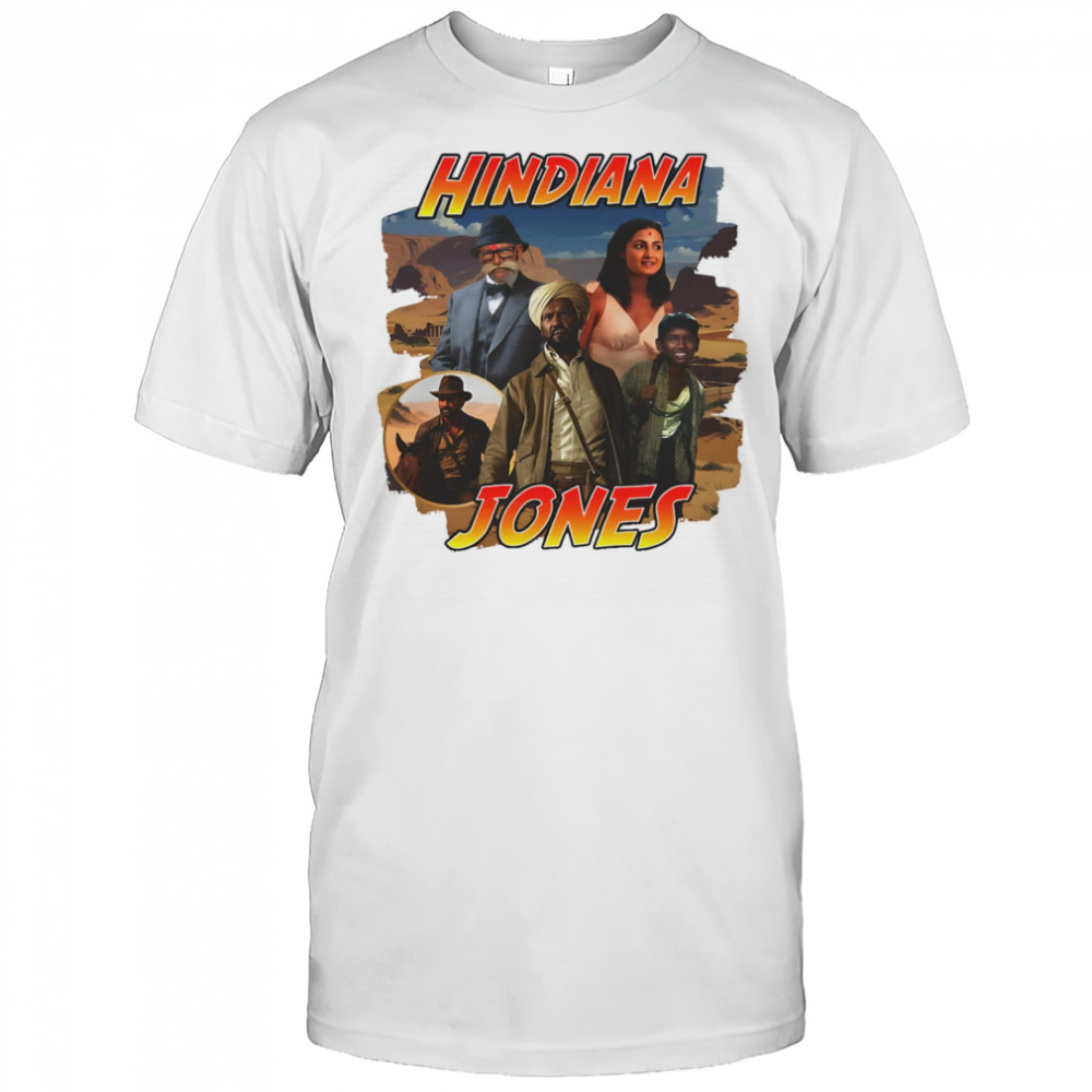 Hindiana Jones graphic shirt