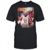 History LeBron James Los Angeles Lakers the first player in NBA shirt