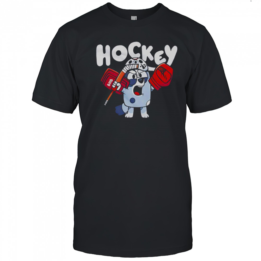 Hockey Bluey Cartoon T-Shirt