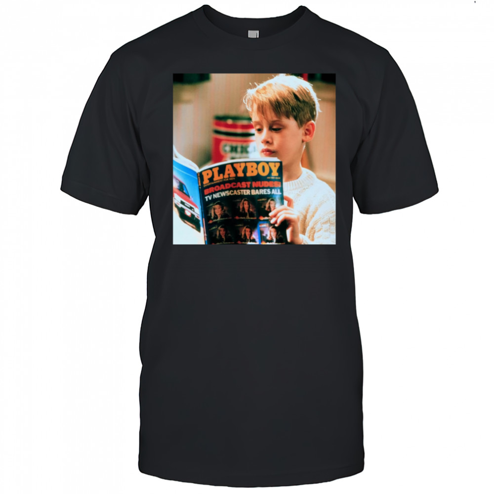 Home Alone Playboy Magazine Reading shirt