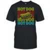 Hot Dog Fashion Neon Design shirt