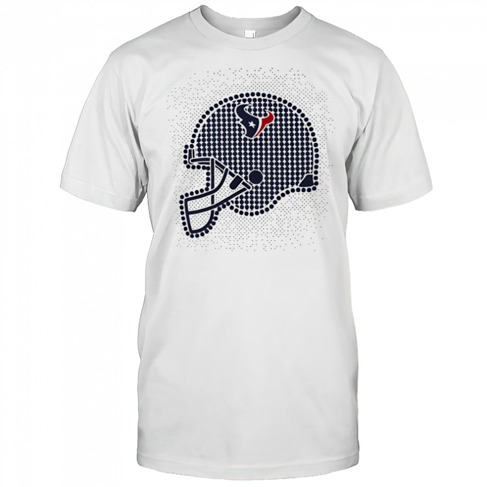 Houston Texans polka dots helmet shirt