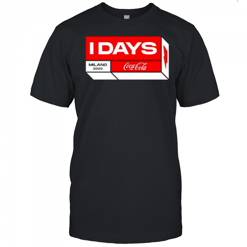 I-Days Festival Milano 2025 Cocacola Italy Merch From June 2-August 27 2025 T-Shirt