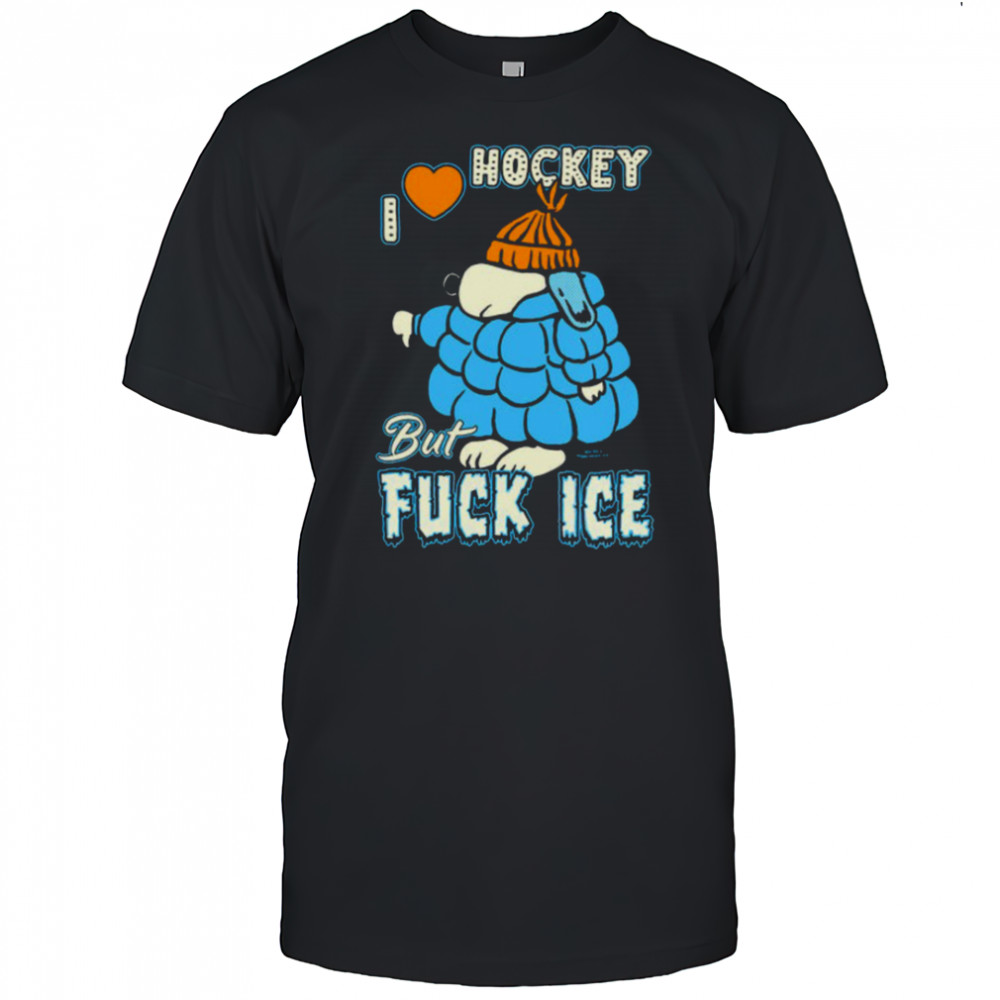 I Love Hockey Snoopy Shirt