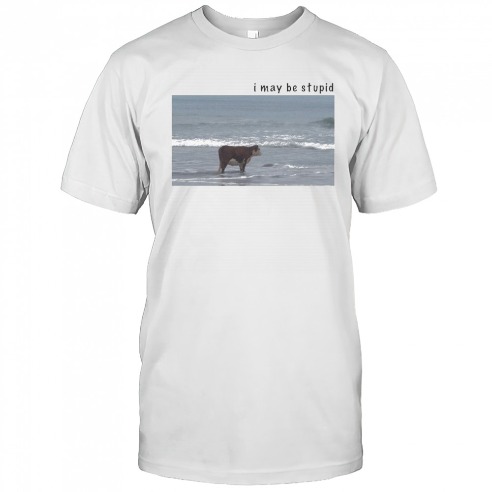 I May Be Stupid Cow T-shirt