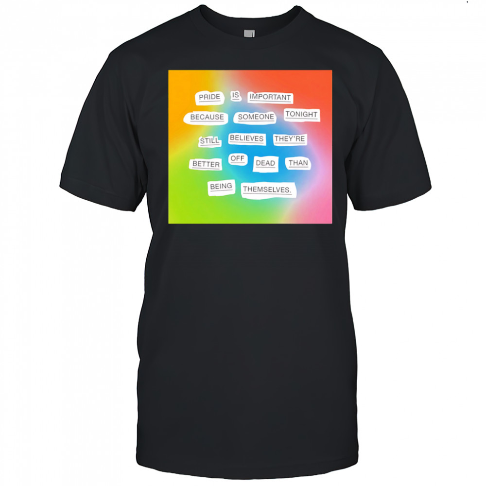 Importance of pride shirt