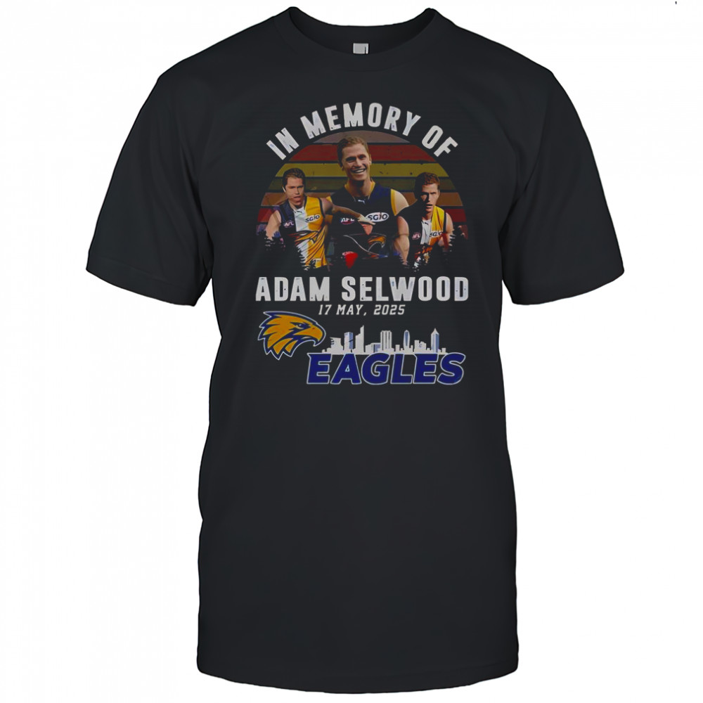 In Memory Of Adam Selwood 2025 X West Coast Eagles Limited Edition T-Shirt