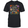In The Waiting God Is Working Vintage Floral Christian Women shirt