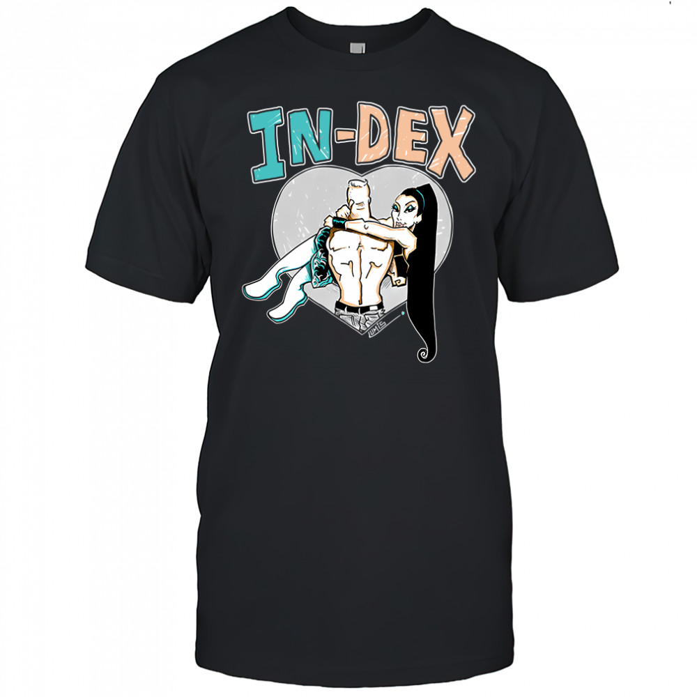 Indi Hartwell and Dexter Lumis In Dex T-shirt