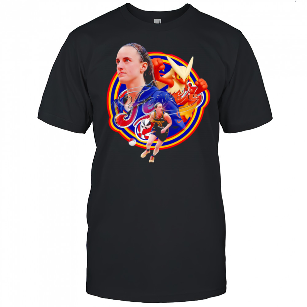Indiana Fever Caitlin Clark Blaziken Pokemon shirt