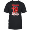 Indiana in my veins Jesus in my heart mascot shirt