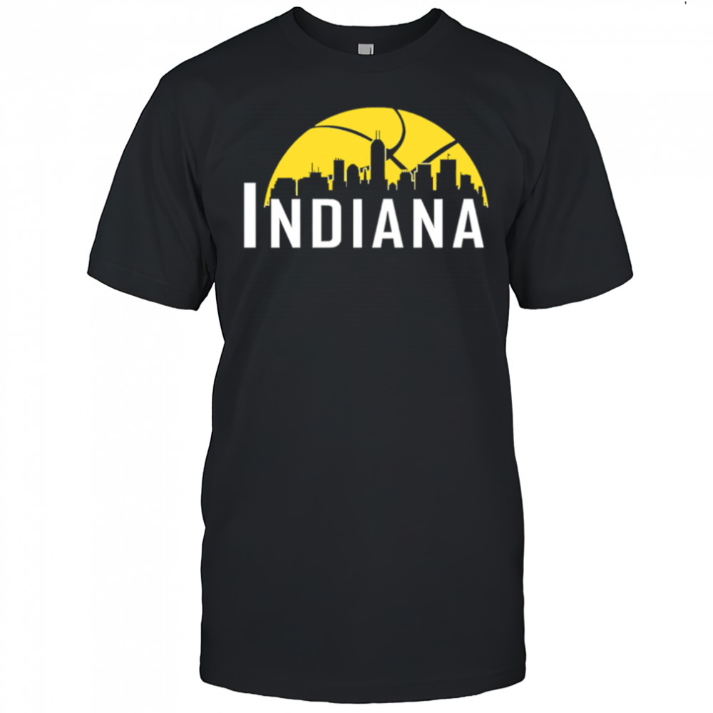 Indiana Pacers Cityscape Skyline style 2025 shirt