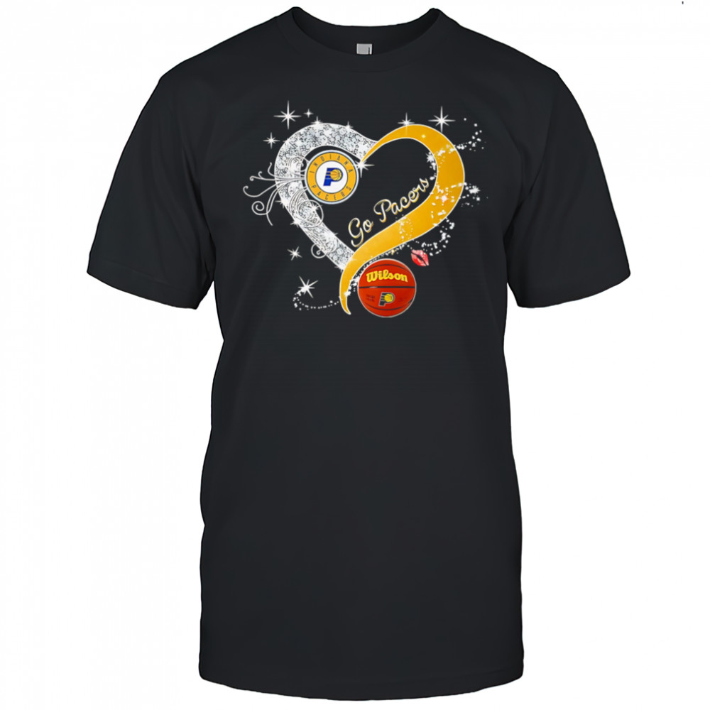 Indiana Pacers Go Pacers heart shirt