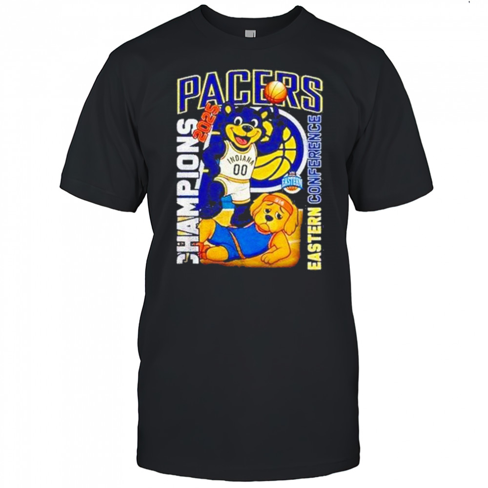 Indiana Pacers Mascot 2025 Eastern Conference Champions Shirt