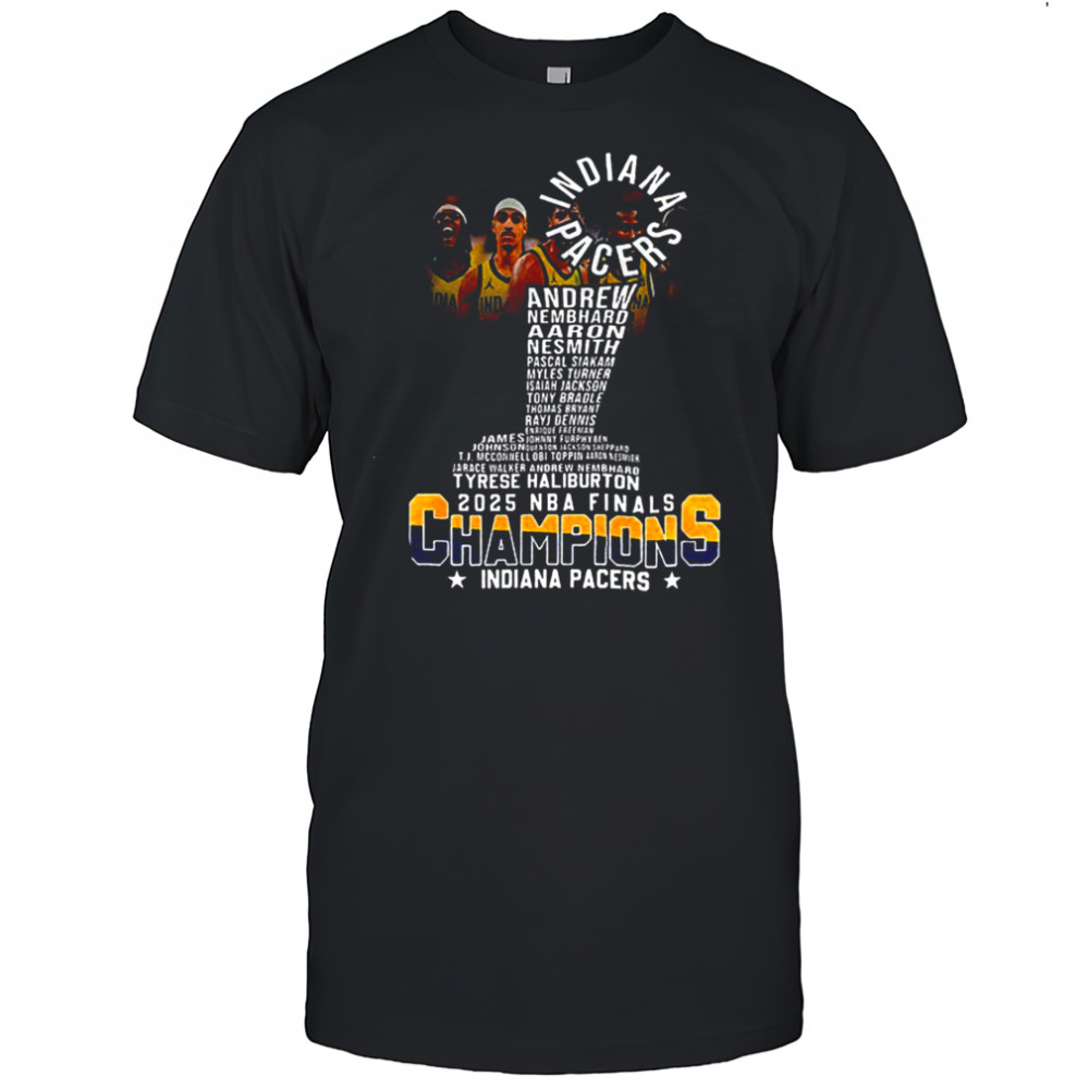 Indiana Pacers NBA Basketball 2025 NBA Finals Champions shirt