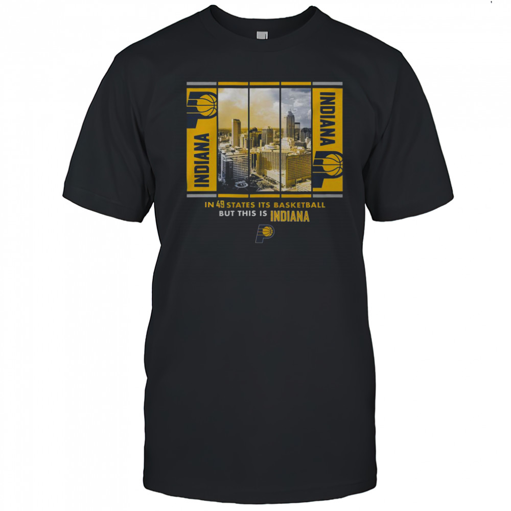 Indiana Pacers Stadium Essentials Skyline Boxout T-Shirt