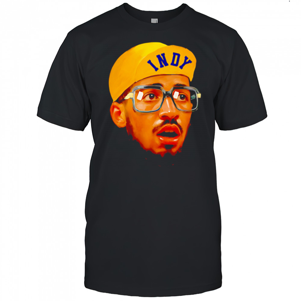 Indiana Pacers Tyrese Haliburton Big Head hat indy shirt