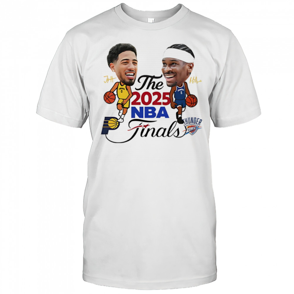 Indiana Pacers vs Oklahoma City Thunder The 2025 NBA Finals signature shirt