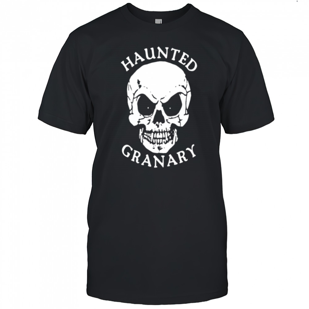 Iron fortress records haunted granary horror movie shirt