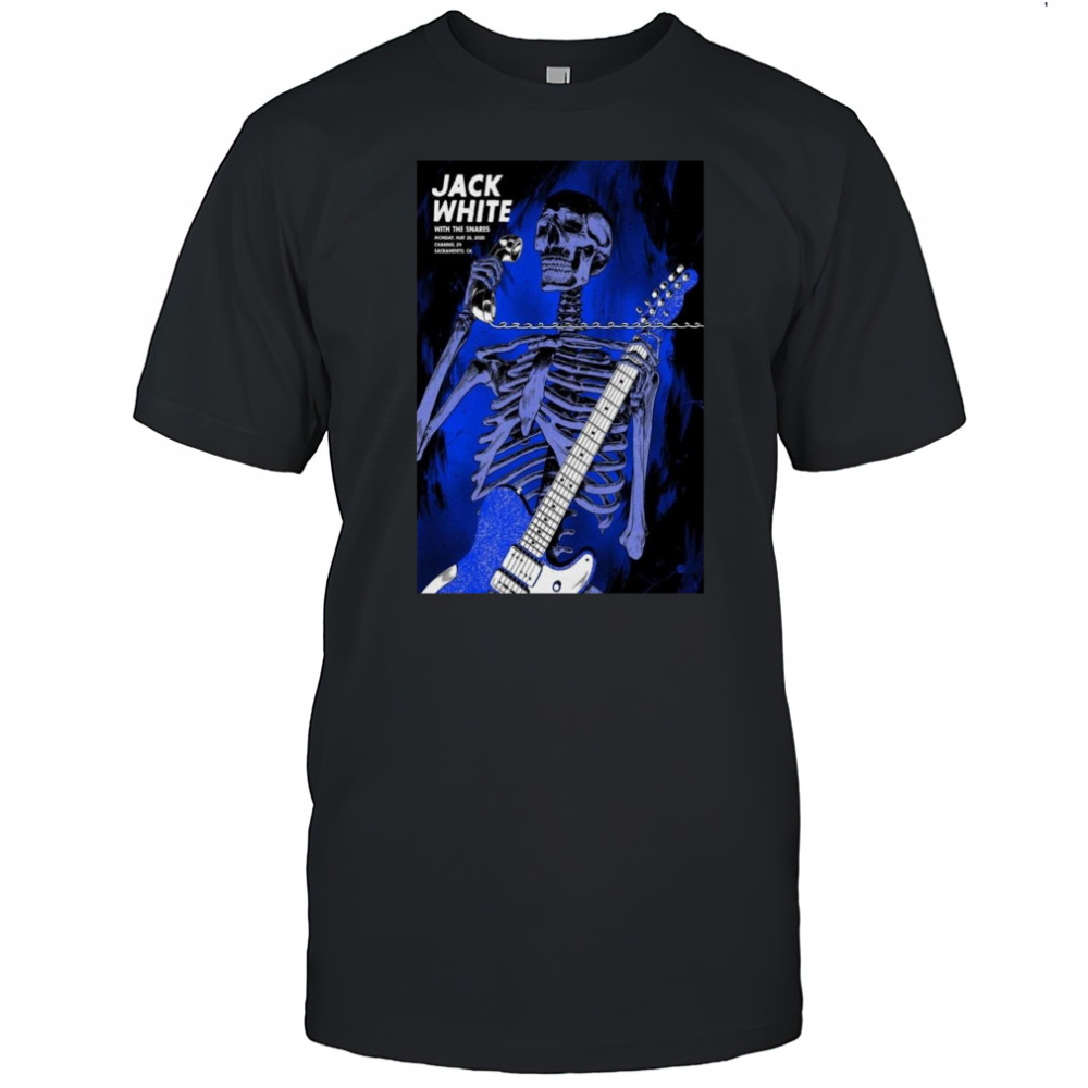 Jack White Channel 24 Sacramento, CA May 26 2025 Concert Shirt