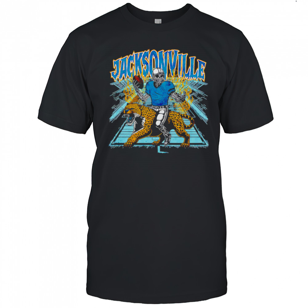 Jacksonville Football Skeleton graphic shirt