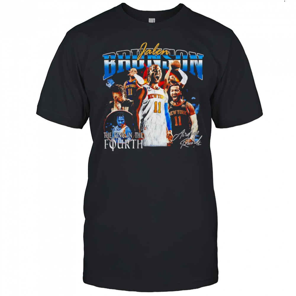Jalen Brunson the King in the Fourth shirt