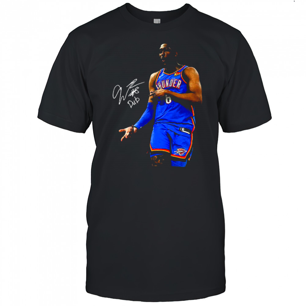 Jalen Williams Okc Thunder #8 Signature Shirt