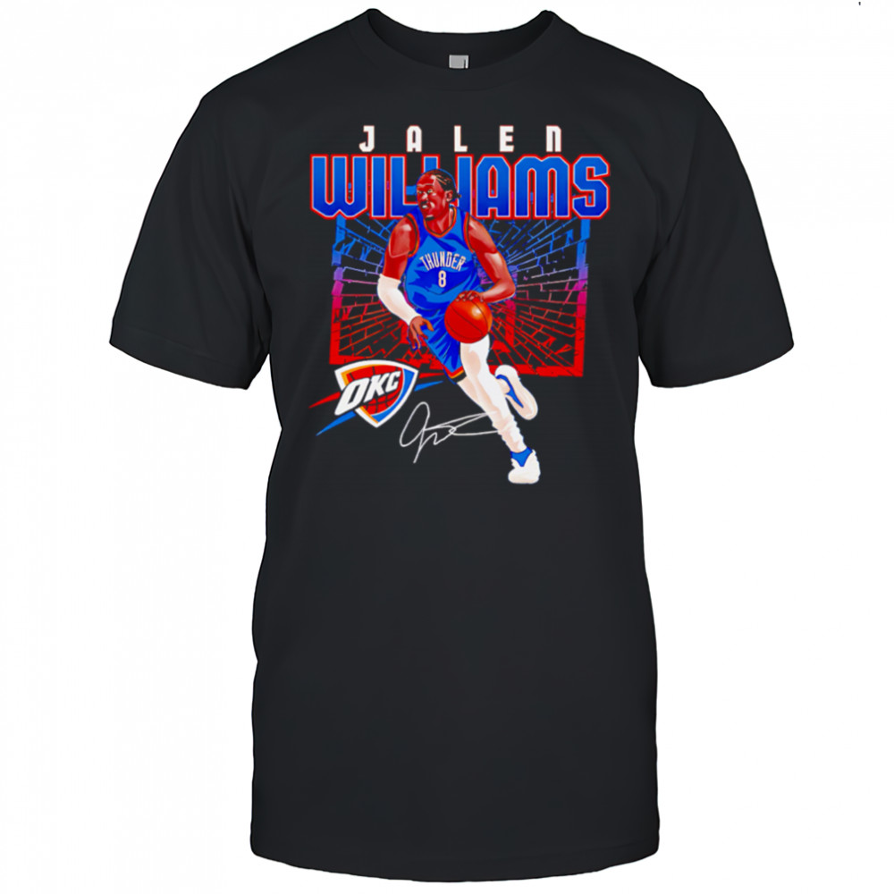 Jalen Williams Oklahoma City Thunder Shattered shirt