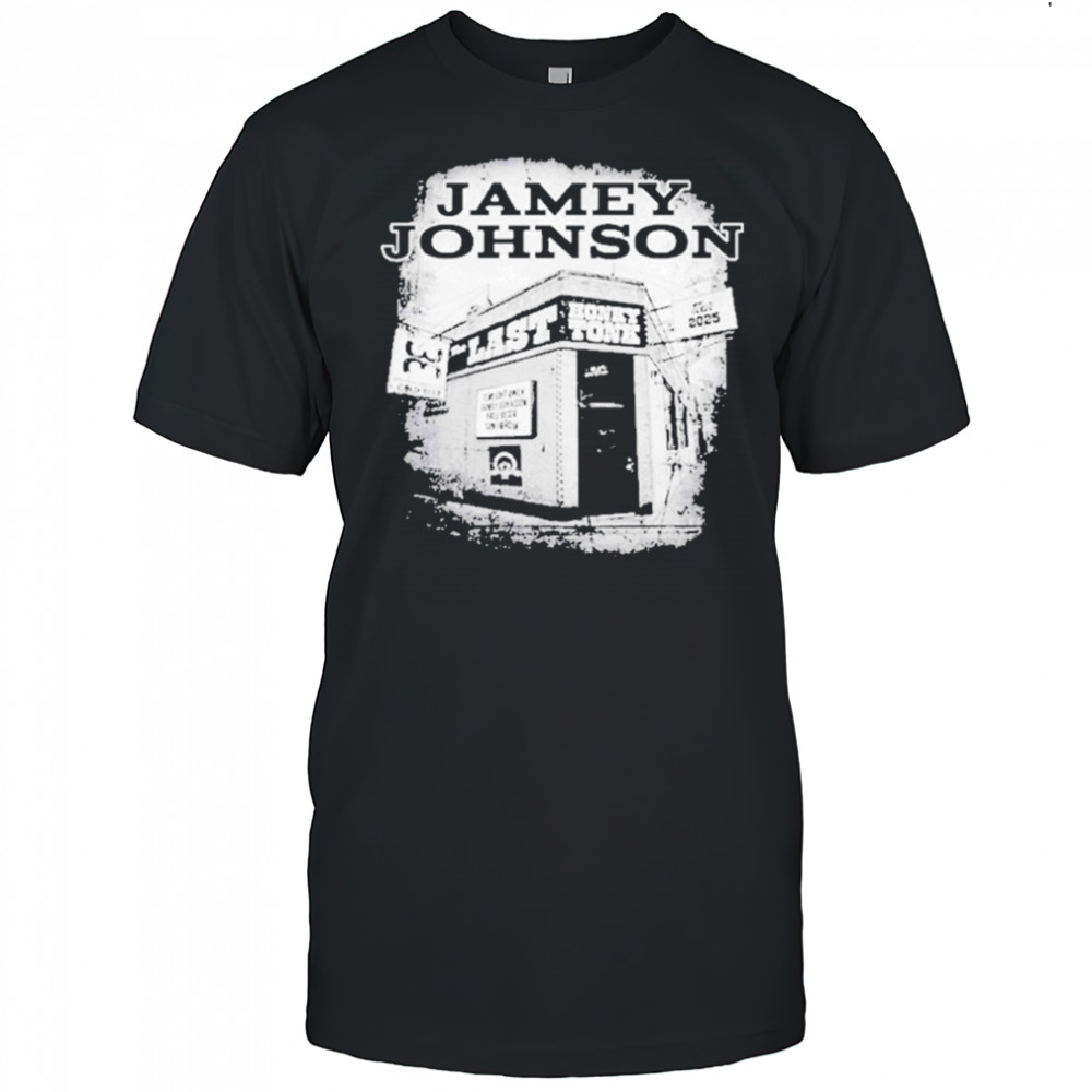Jamey Johnson Last Honky Tonk Tour 2025 Cities List Black Two shirt