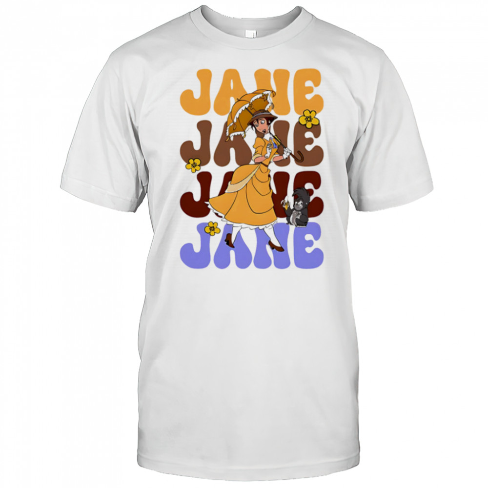 Jane repeat cartoon cute shirt