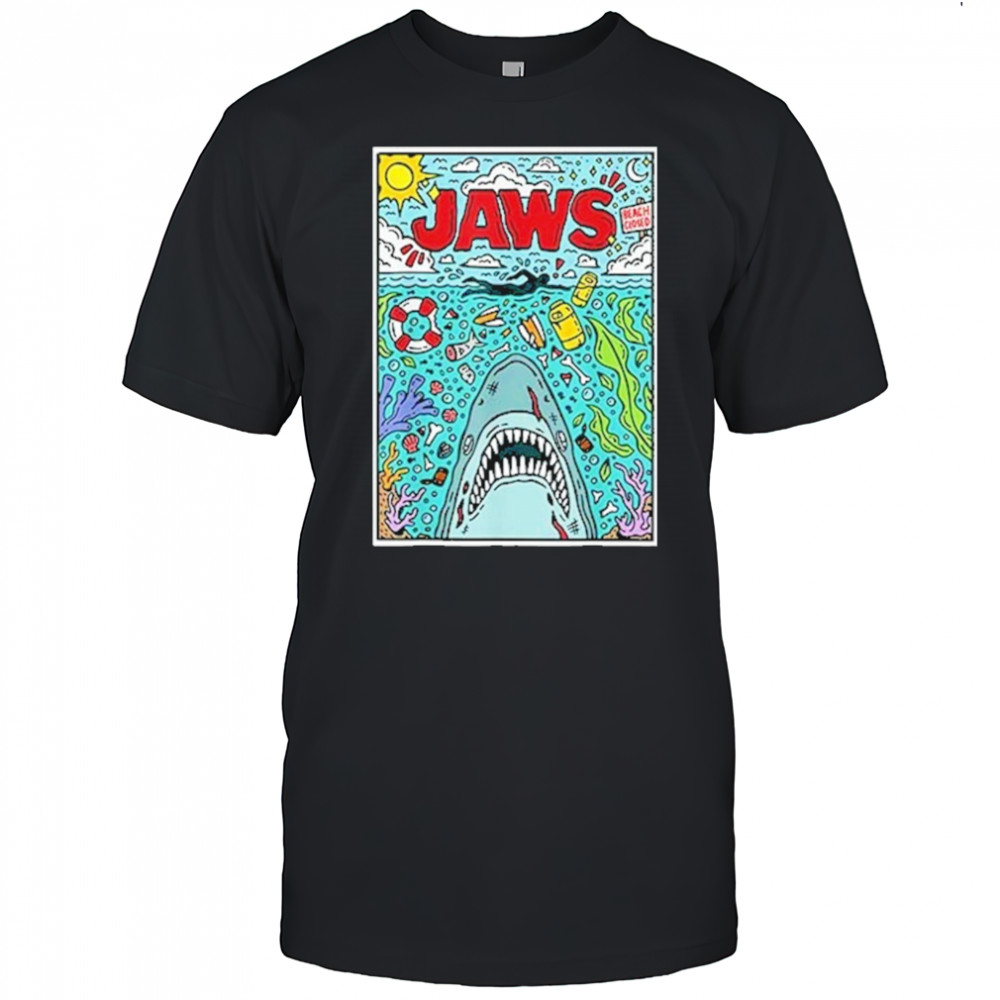Jaws 50th Anniversary Poster Comic Chaos T-Shirt