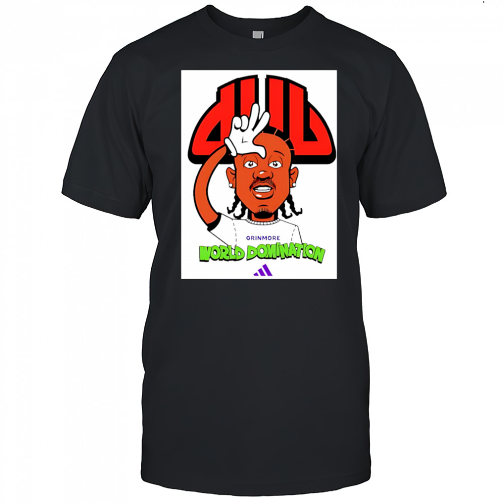 Jdub World Domination grinmore shirt