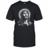 Jesus Christ Face With Crown Of Thorn God Bible Christian shirt