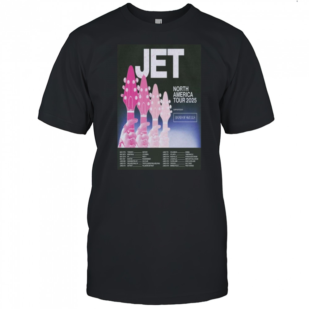 JET Poster North America Tour 2025 Shirt
