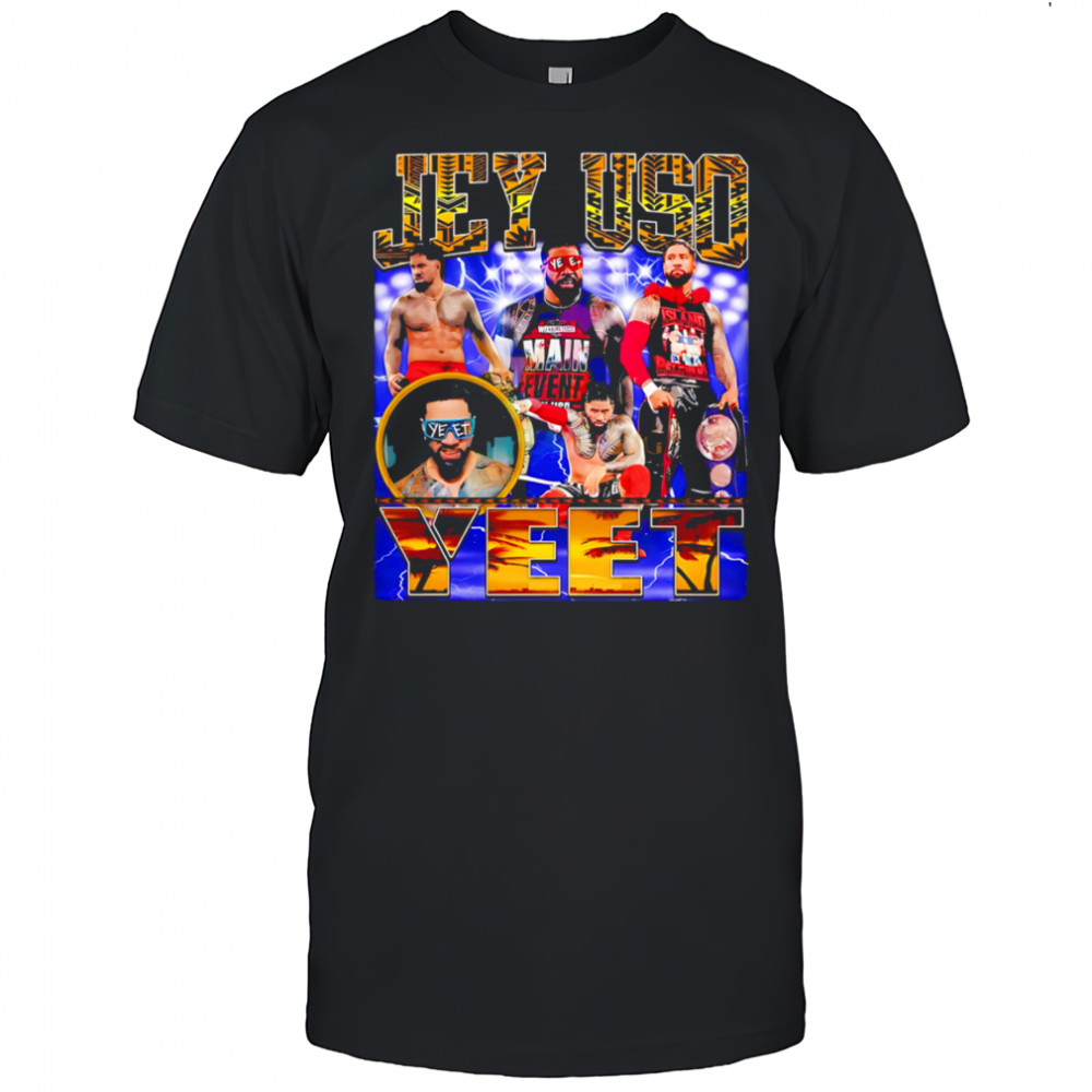 Jey Uso Yeet Wrestler Sublimation graphic shirt