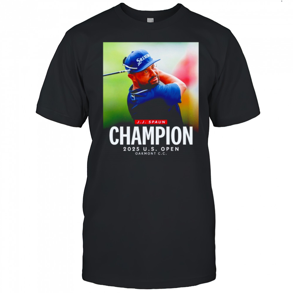 J.J. Spaun the champion of the 125th U.S. Open shirt