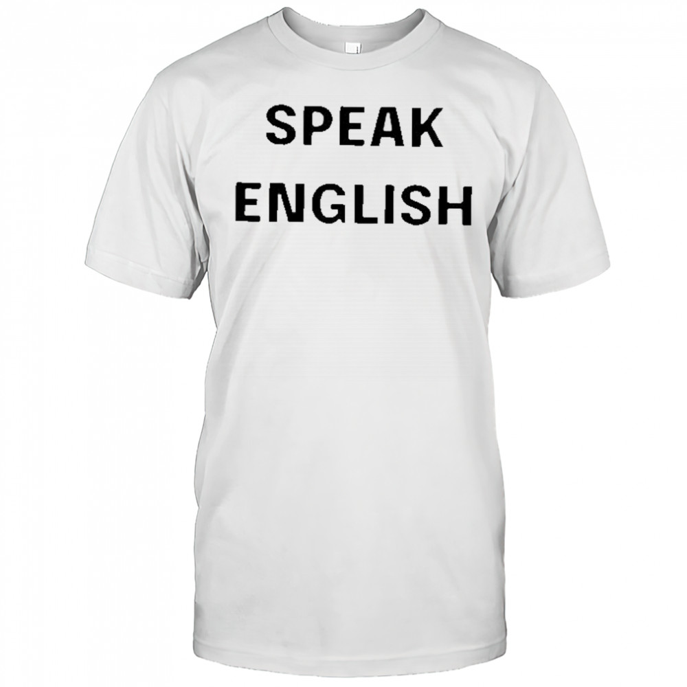 John Rocker Wearing Speak English Shirt