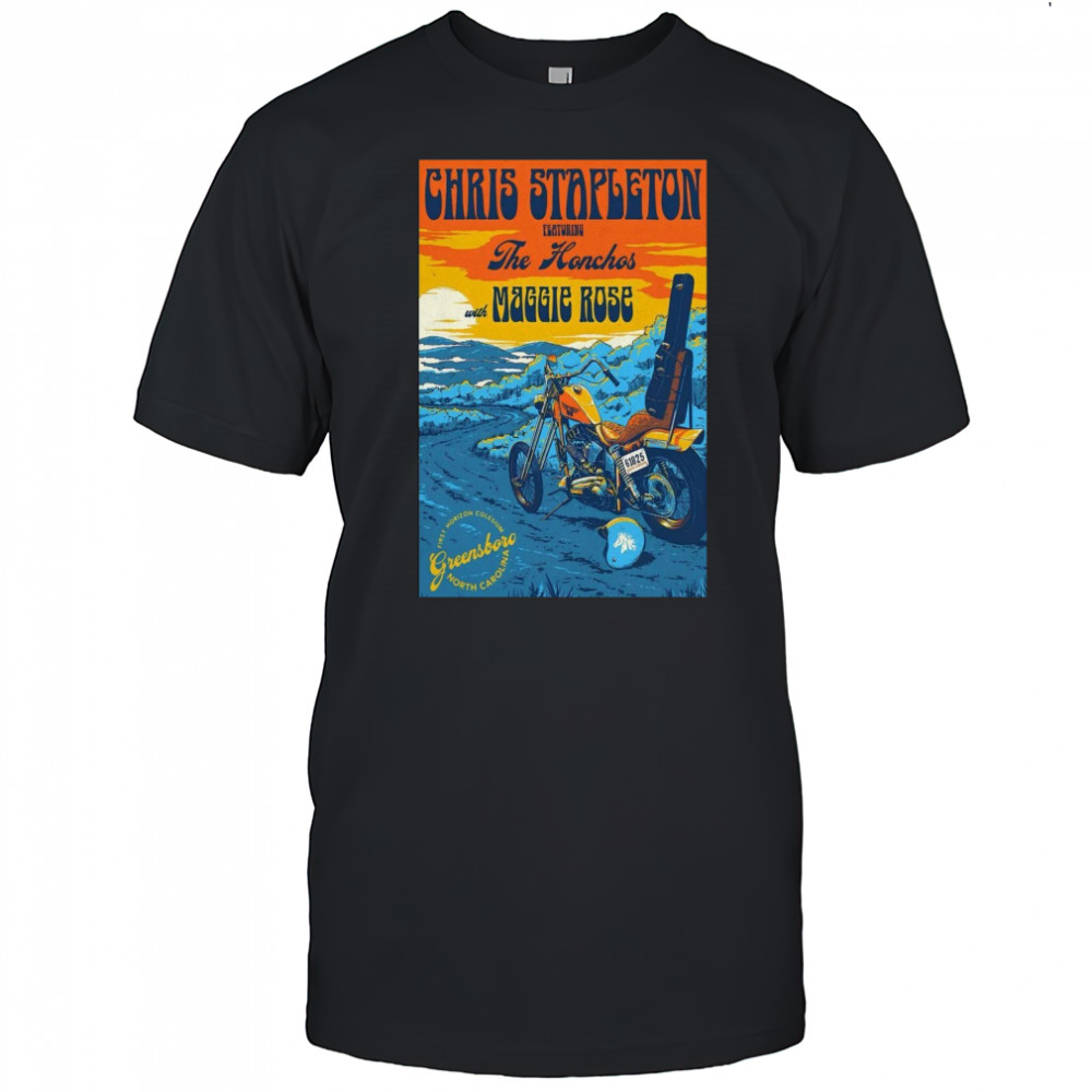 June 18 2025 Concert Chris Stapleton Greensboro NC Poster T-Shirt