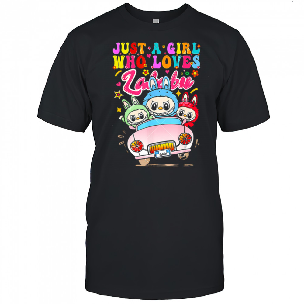 Just a Girl Who Loves Labubu Funny Labubu Driving Car shirt