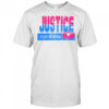 Justice for Justin lotus flower shirt