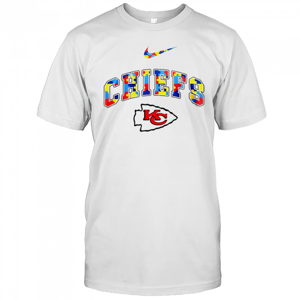 Kansas City Chiefs Nike NFL autism logo shirt