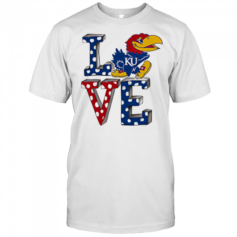 Kansas Jayhawks LOVE shirt