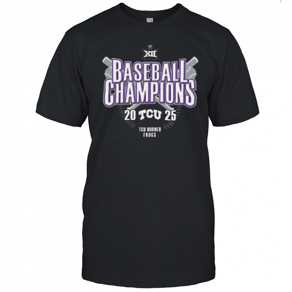 Kansas State Wildcats 2025 Big 12 Baseball Conference Tournament Champions Locker Room T Shirt Kansas State Wildcats 2025 Big 12 Baseball Conference Tournament Champions Locker Room T Shirt