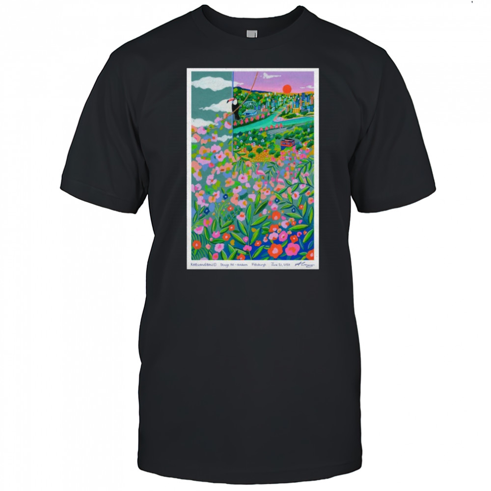 Khruangbin Stage AE Pittsburgh June 21 2025 Poster T-Shirt