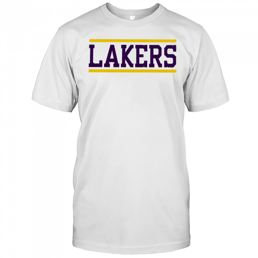 Lakers horizontal lines shirt