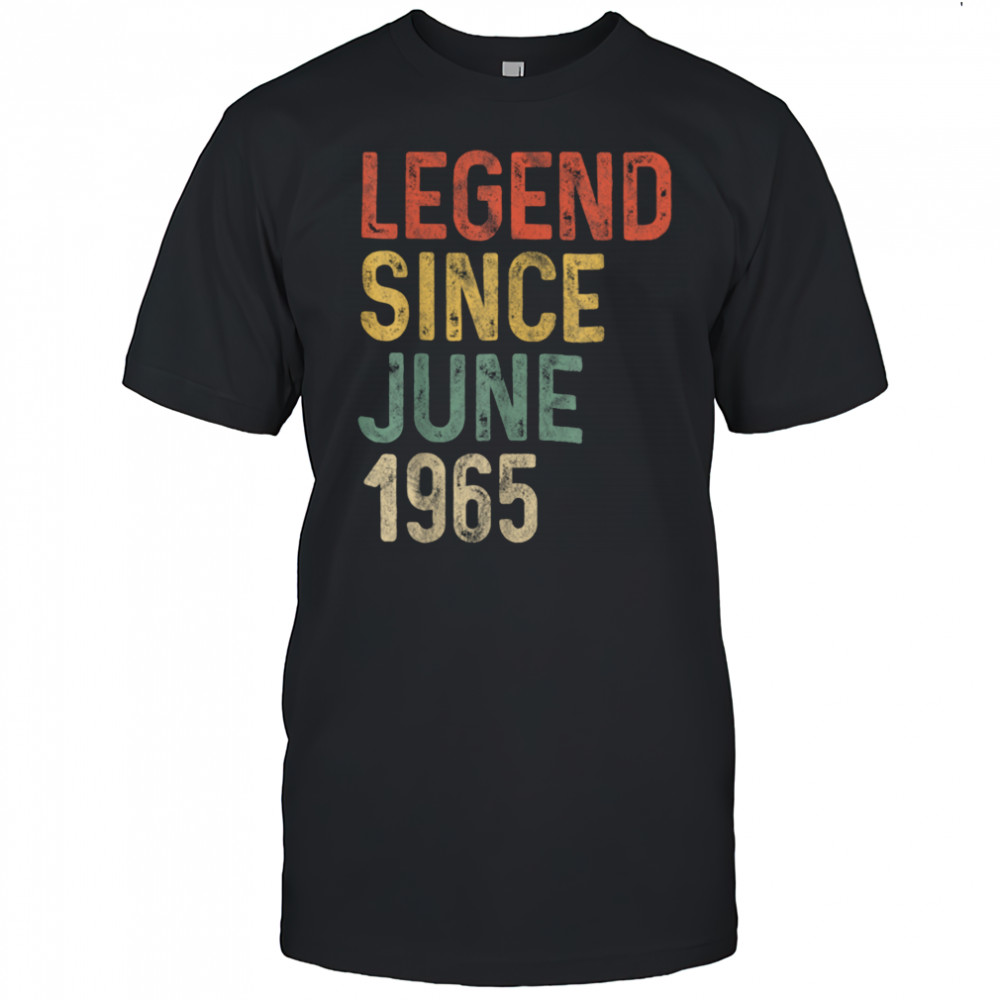 Legend 1965 60th Birthday Gifts for Men Women 60 Year Old T Shirt